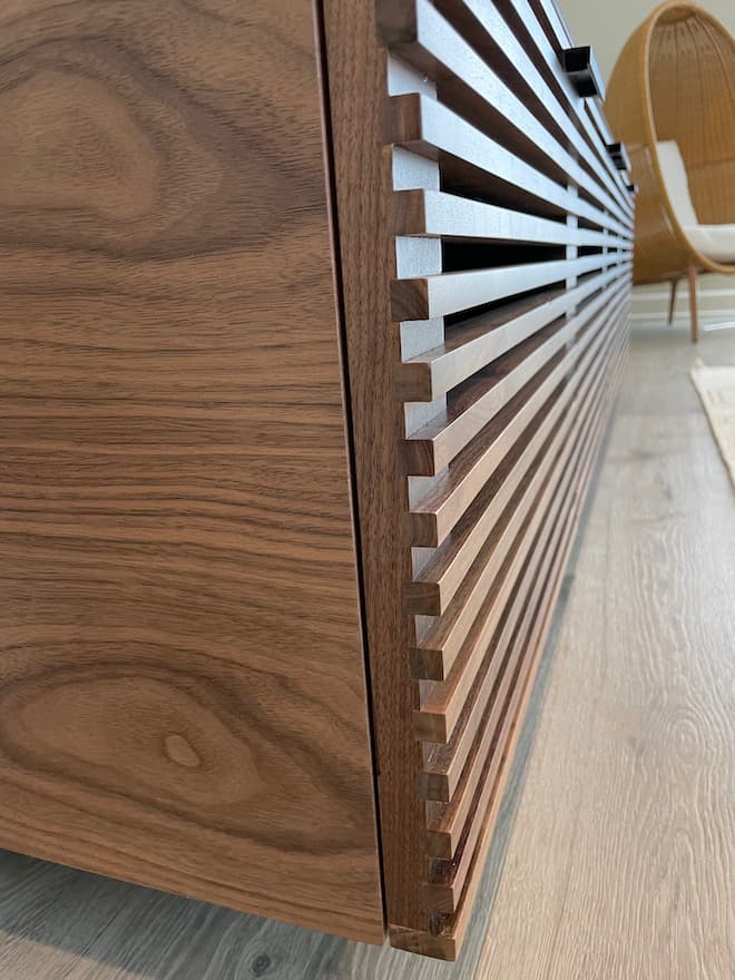 BDI Corridor 8173 Media Console Side Extreme Angle
