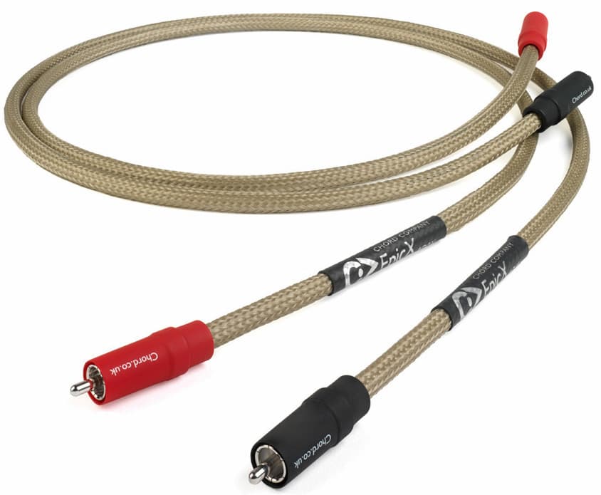 Chord EpicX ARAY 2 RCA to 2 RCA Interconnect Cable Chord Company EpicX ARAY 2 RCA to 2 RCA Interconnect Cable