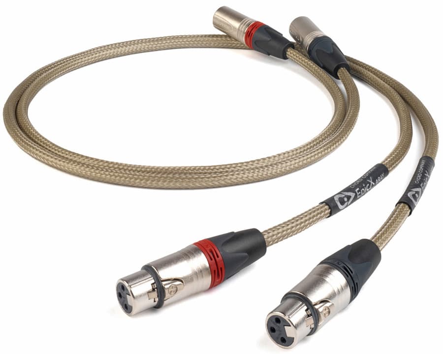 Chord EpicX ARAY 2 XLR to 2 XLR Interconnect Cable Chord Company EpicX ARAY 2 XLR to 2 XLR Interconnect Cable