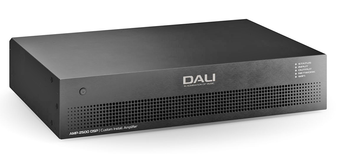Dali Phantom AMP-2500 DSP Front Angle View Dali Phantom AMP-2500 DSP Front Angle View