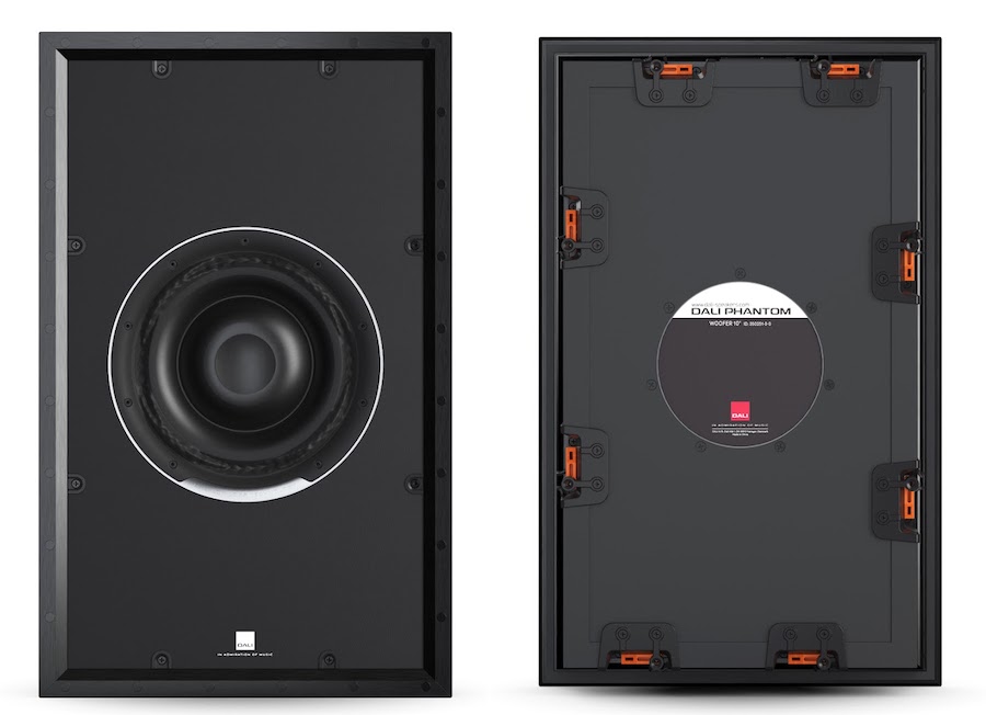 Dali Phantom Sub S-100 Front and Rear Dali Phantom Sub S-100 Front and Rear