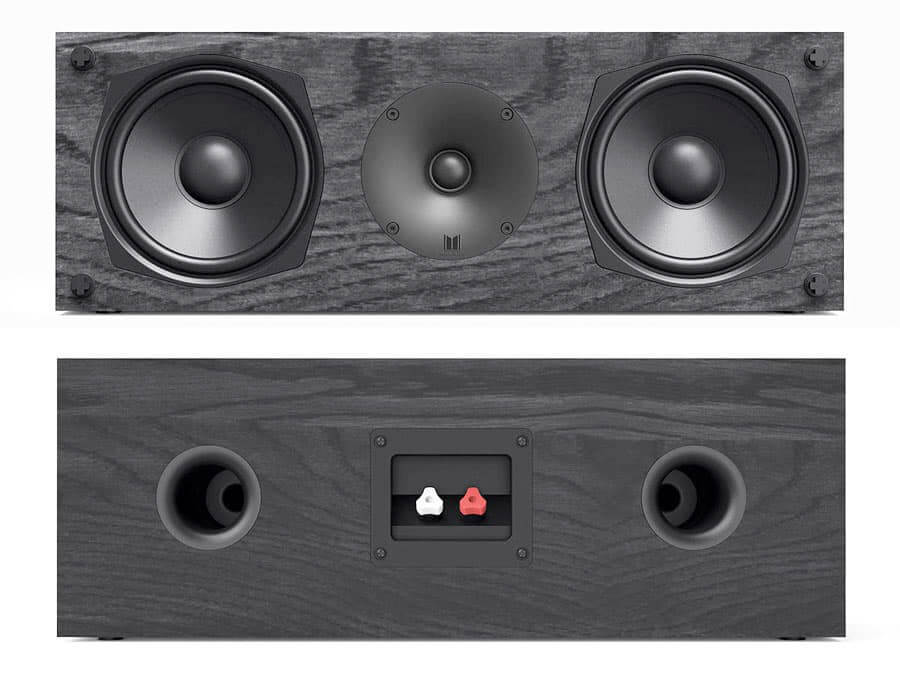 Monoprice Monolith Auditiion C5 Center Channel Bass Reflex Speaker Monoprice Monolith Auditiion C5 Center Channel Bass Reflex Speaker