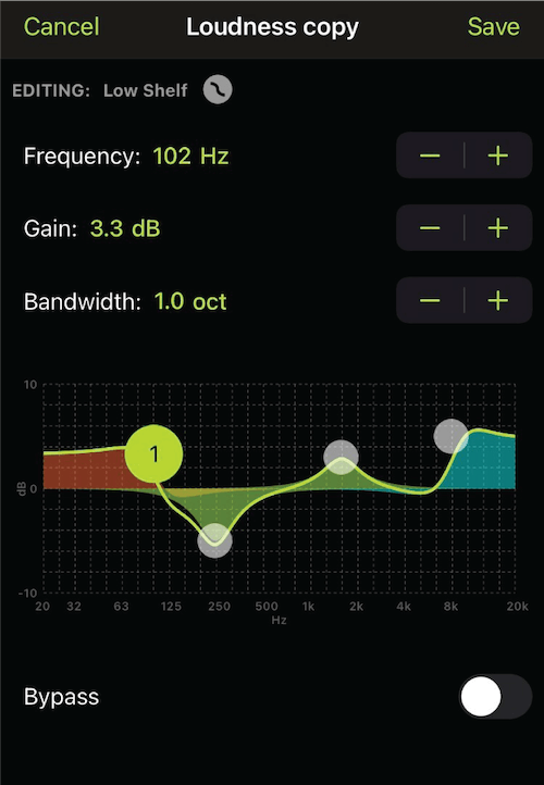 Shure Play App EQ Adjustments Loudness Copy